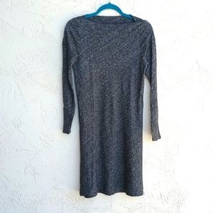 EILEEN FISHER Petite Boatneck Long Sleeve Dress Size S.